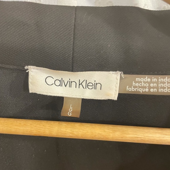 Black Calvin Klein tab sleeve top - Picture 3 of 4
